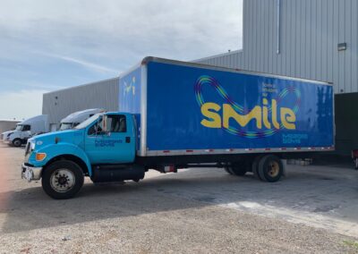 Smile Millipore vehicle graphics & wraps in Milwaukee