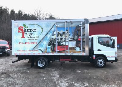 Sharper Image Vehicle Wraps Made by Optimum Signs in Milwaukee