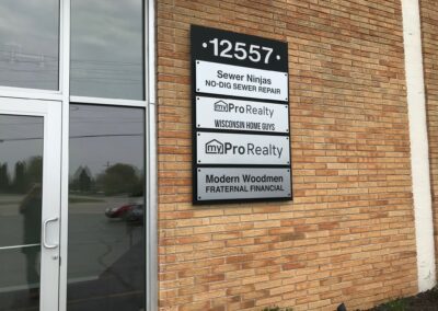 Exterior Wall Sign Made by Optimum Signs in Milwaukee