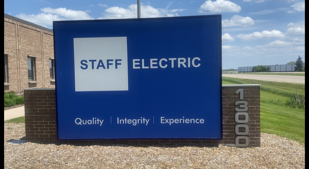 Menomonee Falls, WI – Custom Double Sided LED Light Box Monument Sign for Staff Electric