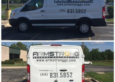 Armstrong Vehicle Wrap By Optimum Signs In Milwaukee