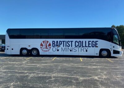 Baptist College Custom Vehicle Wraps By Optimum Signs In Milwaukee