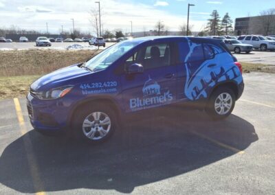 Bluemel'S Custom Vehicle Wraps By Optimum Signs In Milwaukee