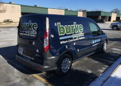 Burke Van Vinyl Wrap By Optimum Signs In Milwaukee