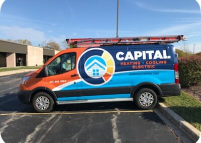 Capital Truck Wrap By Optimum Signs In Milwaukee