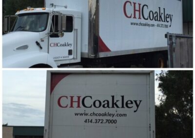 Ch Coakley Truck Wrap By Optimum Signs In Milwaukee