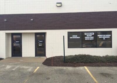 Custom Outoor Door & Window Graphics By Optimum Signs In Milwaukee