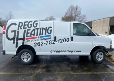 Gregg Heating Truck Wrap By Optimum Signs In Milwaukee