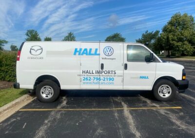 Hall Imports Truck Wrap By Optimum Signs In Milwaukee