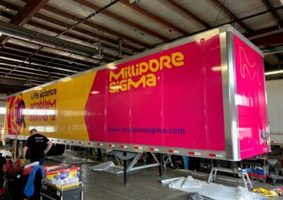 Millipore Sigma Truck Vinyl Wraps By Optimum Signs In Milwaukee