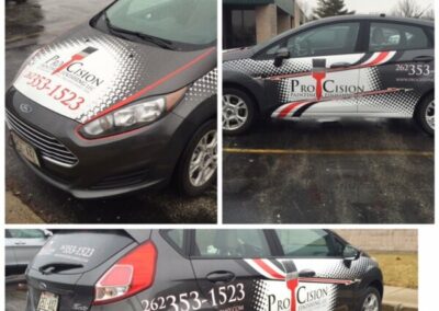 Procision Car Vinyl Wraps By Optimum Signs In Milwaukee