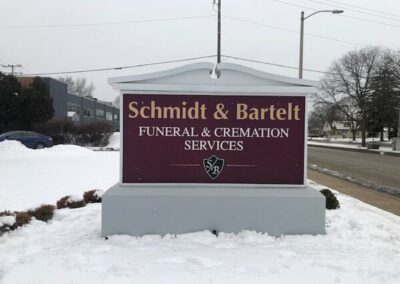 Schmidt Monument Sign By Optimum Signs In Milwaukee