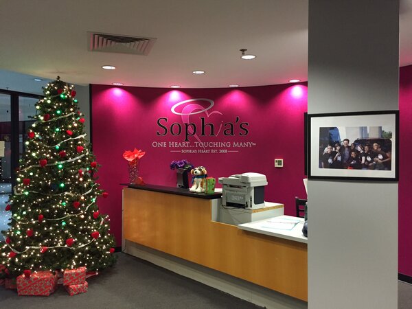 Sopha's Custom Lobby Signs & Wall Graphics Made By Optimum Signs in Milwaukee