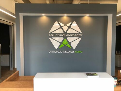 Structural Elements Custom Lobby Signs