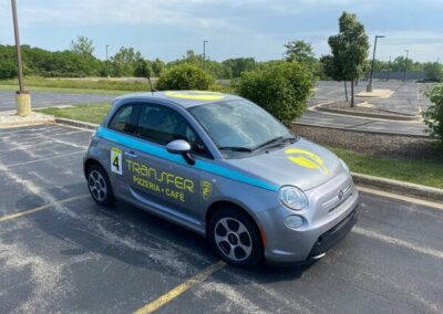 Transfer Pizza Vinyl Car Wrap By Optimum Signs In Milwaukee