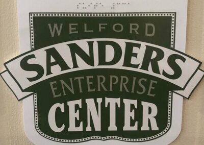 Welford Sanders Custom Ada Sign Made By Optimum Signs In Milwaukee