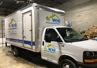 WHI Box Truck Fleet Wraps Made by Optimum Signs in Milwaukee