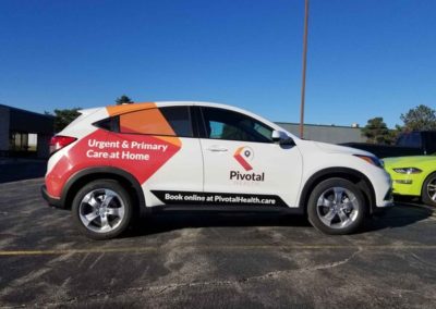 Pivotal Health Car Wraps by Optimum Signs in Milwaukee