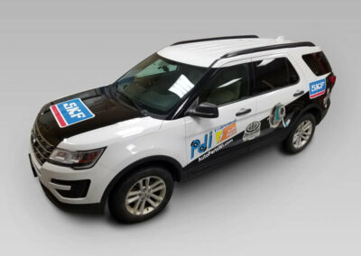 SKF Vehicle Wraps Made by Optimum Signs in Milwaukee