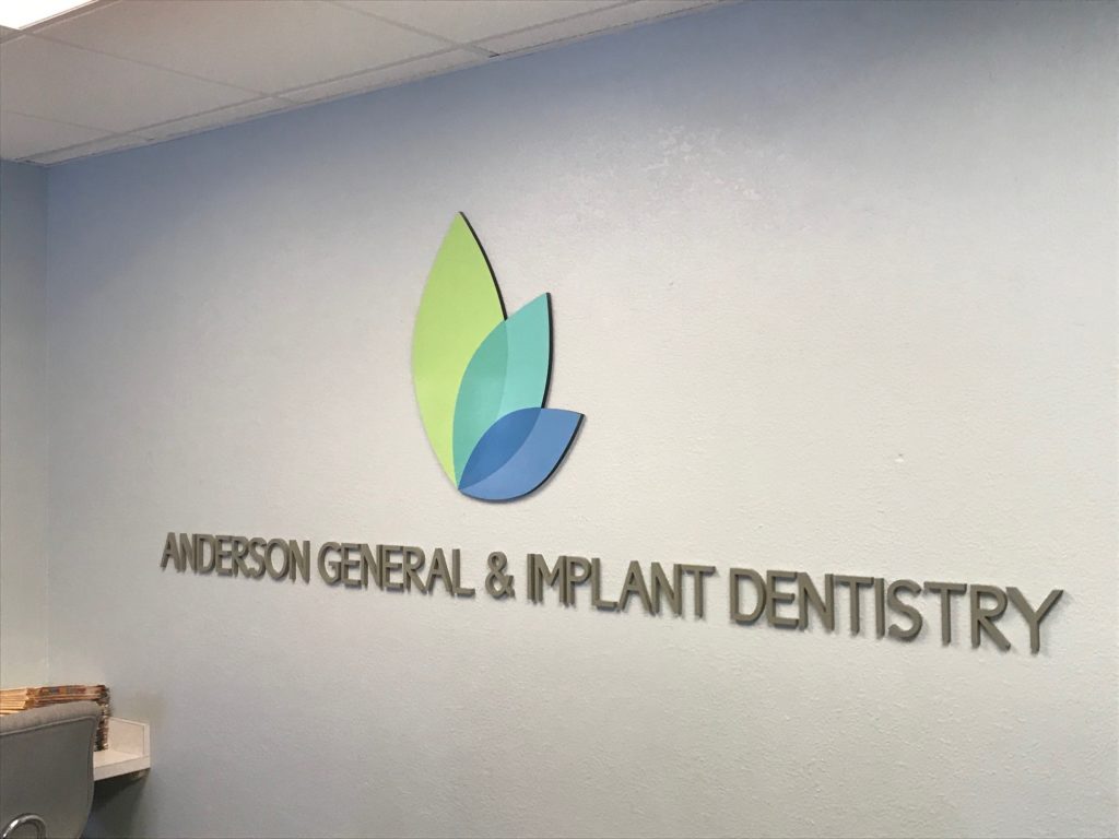 Anderson General & Implant Dentistry Lobby Signs in Milwaukee 